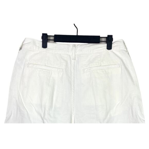 NWT Madewell High Rise 90s Pleated Cotton Jean Shorts Slash Pockets 31 White - Picture 5 of 15